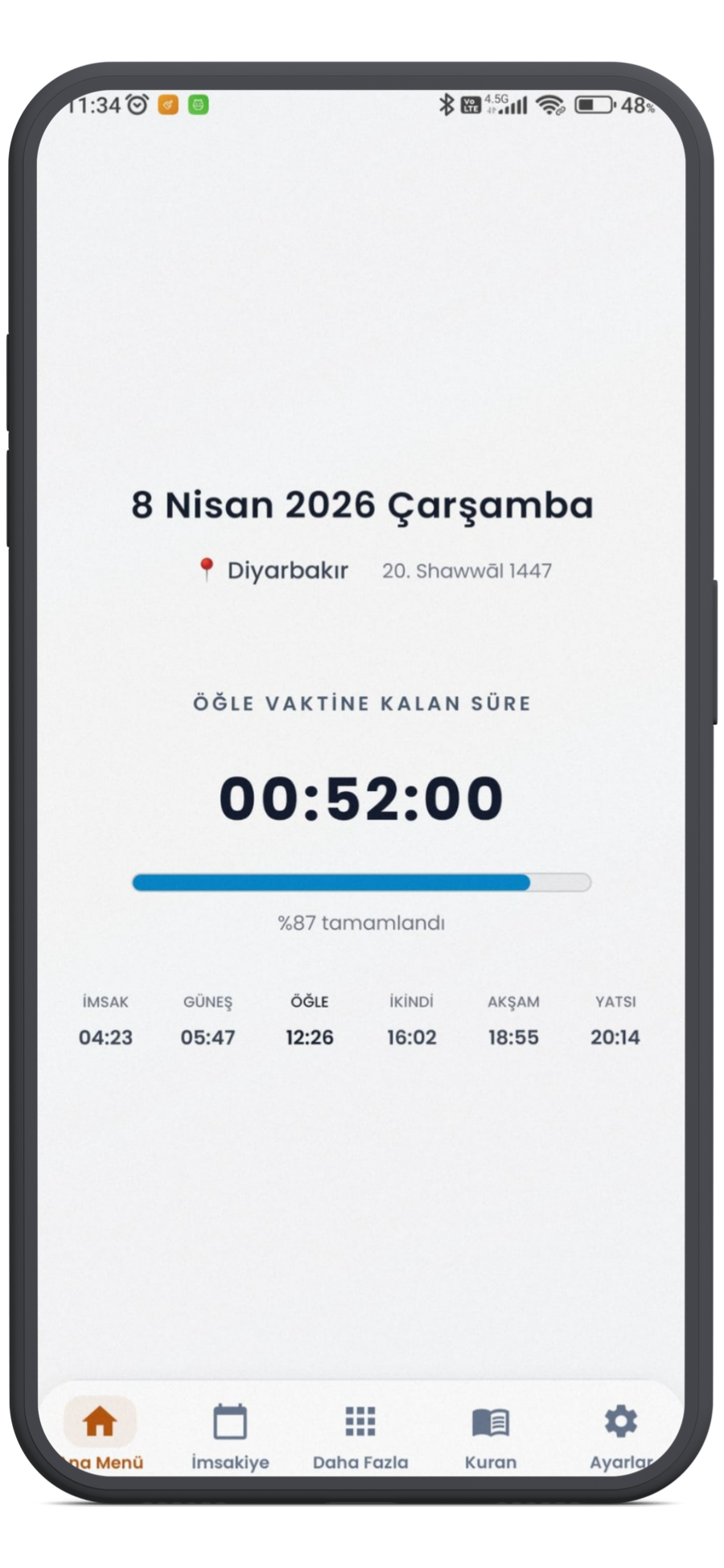 Vakit360 Kur'an Ekranı
